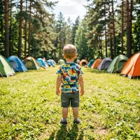 Купить готовый сайт Детский лагерь в Омске - посмотреть и заказать, недорогой шаблон сайта, цена 